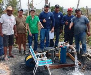 Com emenda do deputado Max Russi, comunidade São Sebastião recebe poço artesiano