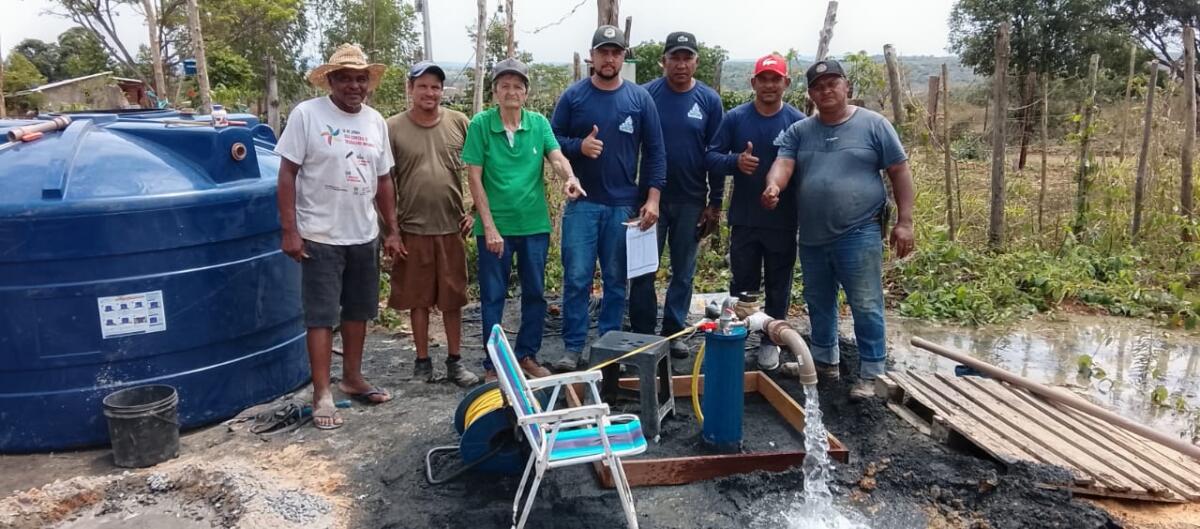 Com emenda do deputado Max Russi, comunidade São Sebastião recebe poço artesiano