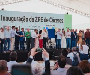 Deputado Max Russi participa de inauguração da ZPE em Cáceres