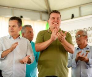 Max Russi participa de autorizações e entregas de obras em municípios do Norte Araguaia