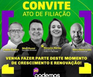 Filiação do Podemos deve reunir mais de 1,5 mil pessoas no sábado