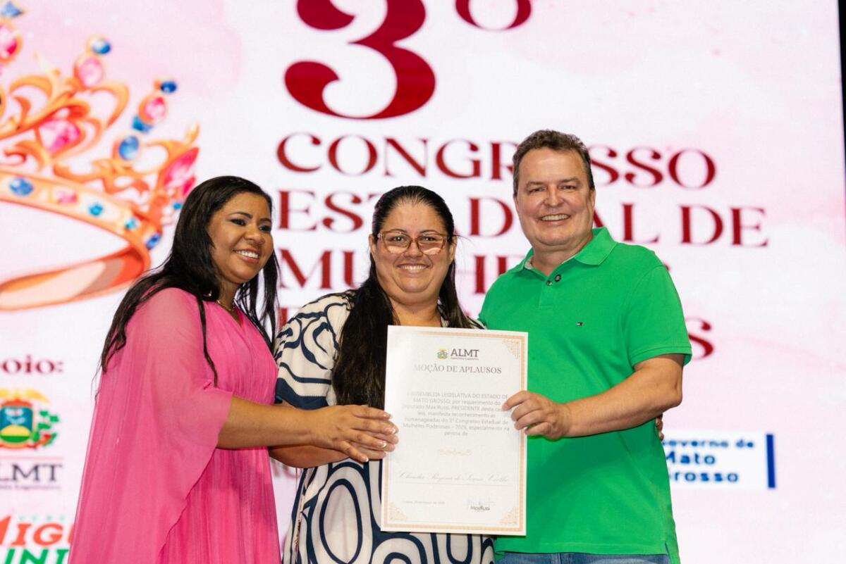 Max Russi destaca o protagonismo das mulheres durante o 3º Congresso Estadual de Mulheres Poderosas