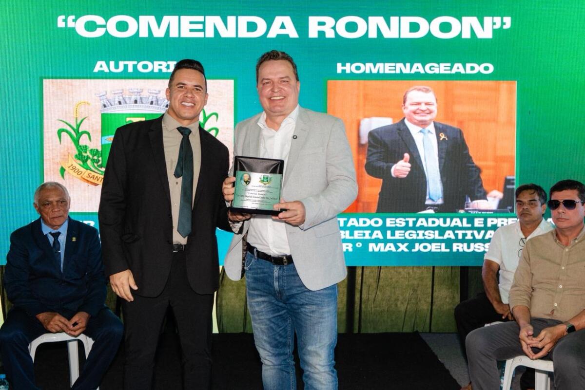 Max Russi recebe Comenda Rondon e reforça compromisso com Memorial em Santo Antônio de Leverger